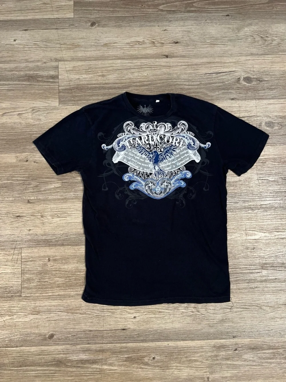 Rare Guess Carbon Black HARDCORE Insane Logo Size Large - Picture 1 of 5
